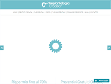 Tablet Screenshot of implantologiacroazia.com